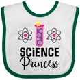 thumbnail image 3 of Inktastic Science Princess Girls Scientist Girls Baby Bib, 3 of 4