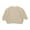 Beige, variant on XFHLMJFF T-Shirts For Teen Girls Speing Fashion Long Sleeve Children Solid Color Sweater Clothing Oversize Cotton Baby Boys Kitted Jumper Lightweight Dailywear