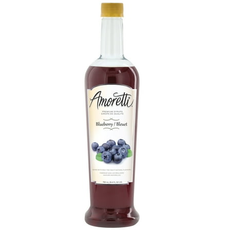 Maine Blueberry Syrup - Amoretti Premium Blueberry Syrup (750mL)