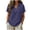 Dark Blue, variant on vigerkar Summer Tops Women Short Sleeve V Neck Cotton Shirts Casual Flowy Tunic Blouses Fashion Clothing 2026 (Khaki, XL)