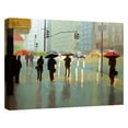 thumbnail image 4 of Masterpiece Art Gallery New York Reality Rainy Street By Tate Hamilton Canvas Art Print 30" x 40", 4 of 4