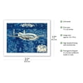 thumbnail image 2 of Provence Breguet Deux-Ponts (Double-Decker) 763 Airliner - France - Vintage Airline Travel Poster by Lucien Boucher c.1953 - Bamboo Fine Art 290gsm Paper (Unframed) 17x22in, 2 of 4
