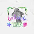 thumbnail image 4 of Inktastic Orlando Florida Cute Swimming Manatee Boys or Girls Baby T-Shirt, 4 of 5