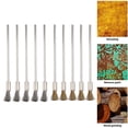 thumbnail image 6 of 5Pc 3Mm Shank 100Mm Brass Stainless Steel Wire Brushes Cleaning Polishing Brush Stainless Steel, 6 of 8