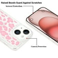 thumbnail image 4 of Mantto Case For iPhone 14 Plus Phone Case,Luxury Leopard Pattern Design Cases Soft Silicone Slim TPU Shockproof Protective Bumper Cover for Women Men For iPhone 14 Plus, Pink, 4 of 8