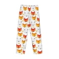 thumbnail image 3 of Lsque Cute Fox with Heart Print Men's Pajama Pants, Lounge Pant - Comfortable Home Wear,Elastic Waistband, Stylish Design-Medium, 3 of 9