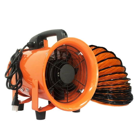 CKSFAN Portable Axial Blower Fan 230W, 900CFM with 16FT Hose for Home & Job Site Ventilation