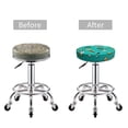 thumbnail image 5 of Fotbe Sushi Stool Covers Round,Waterproof Round Bar Stool Covers Bar Chair Covers Washable Stool Cushion Slipcover for 12-14 Inch Chair-13 inch, 5 of 7