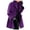Purple, variant on Aayomet Long Coats For Women Women's Double- Notched Lapel Midi Wool Blend Pea Coat Jackets,Gray XXL