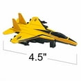 thumbnail image 3 of ArtCreativity Diecast Military Jet Character Fighter Jet Airplane Toy for Kids Ages 3+ with Pullback Action, 4‑Pack Interactive Planes Set, 3 of 7