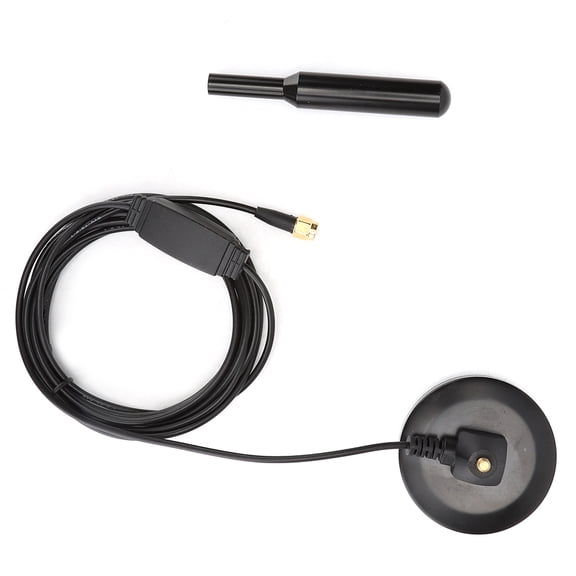 Suction Cup Base Digital TV Signal Reception Antenna with Amplifier SMA Connector for DVB-T/ATSC