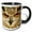 Black/White, variant on 3drose, Eagle Owl (bubo Bubo) in Spain, 11oz Two-tone Black Mug