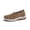 A-Brown14, variant on Yuanlong Women's Mesh Sneakers Slip On Flexible Sole Summer Shoes Low Top Walking Athletic Walking Shoes