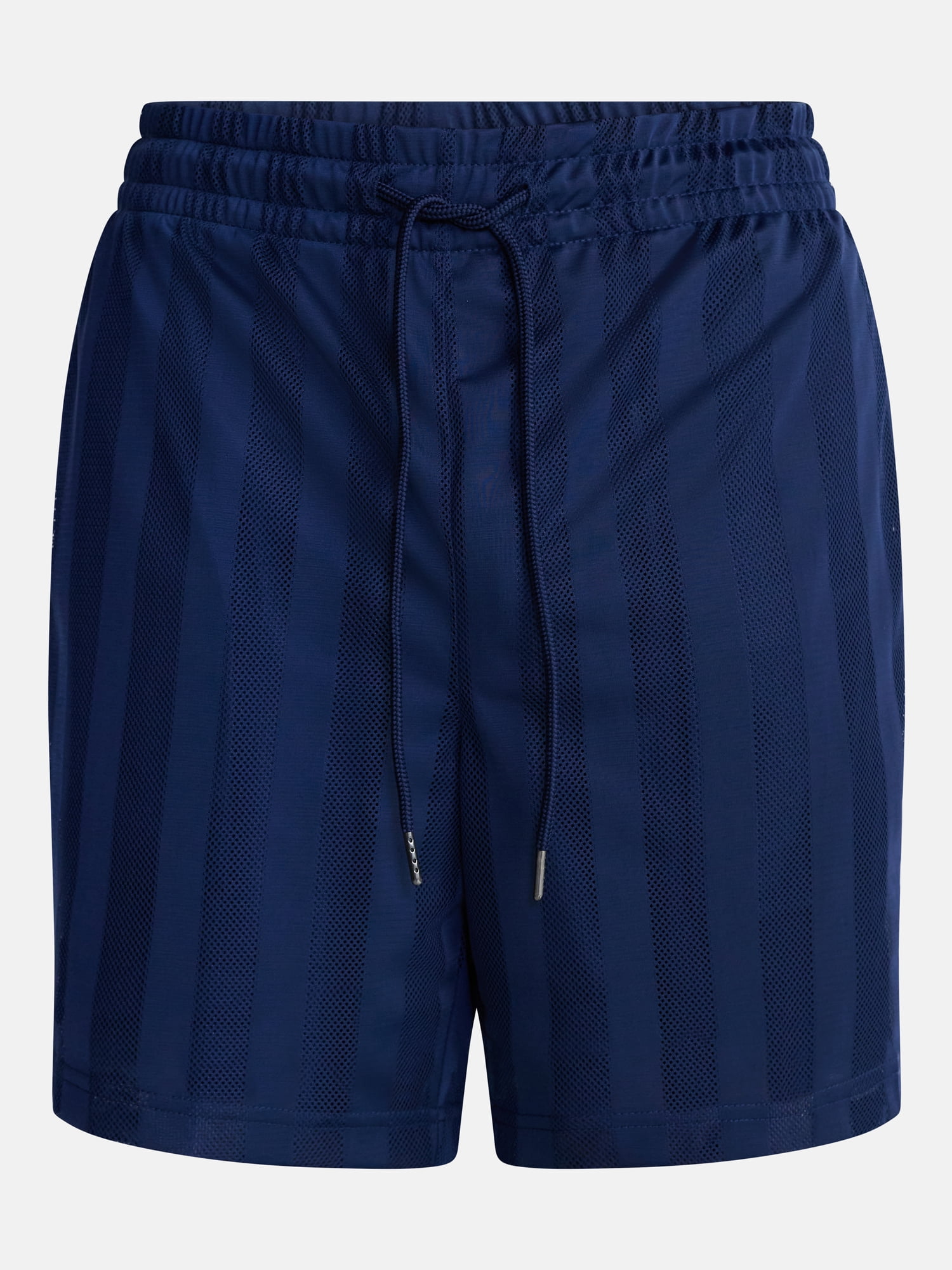 No Boundaries Men's & Big Men's Striped Mesh Shorts, 6.5" Inseam, Sizes XS-5XL