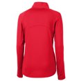 thumbnail image 3 of Women's Cutter & Buck Red Texas Rangers Americana Logo Adapt Eco Knit Stretch Recycled Half-Zip Pullover Top, 3 of 3