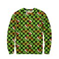 thumbnail image 3 of Reindeer Christmas Shirt Tactical Ugly Christmas Sweater Dark Green L, 3 of 4