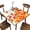 Autumn Leaves, variant on Edge Fitted Square Elastic Tablecloth, Marble Pattern Printed on Stretchable Polyester Table Cover, for Holiday Family Banquet and Patio Use, Fit for 36" x 36" Square Table
