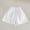 White, variant on ITSAME Girls Cotton Shorts, Loose Fit Wide Leg Elastic Waist Summer Trendy Casual Shorts Black 2T