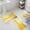 Yellow, variant on Yellow Gray Bath Mat 3 Piece Bathroom Rug Set, Modern Abstract Oil Painted Art Non Slip Bath Rug Contour Mat and Toilet Lid Cover, Absorbent Shower Mats Soft Bath Rugs and Mats Sets