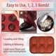 thumbnail image 4 of Semi Sp Chocolate Moulds 6 Cavity Silic Molds Ma Chocolate, 4 of 4