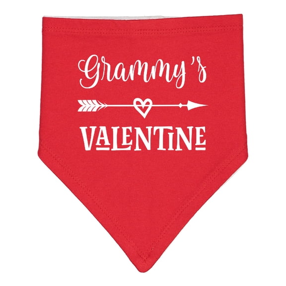 Inktastic Grammy Valentine Grandchild Baby Bandana Bib