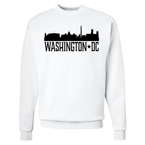 Inktastic Washington Dc City Skyline Adult Sweatshirt