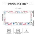 thumbnail image 6 of Chinoiserie Pink Blue Leopard and Pagodas License Plate Frames for Women Men Car Plate Holder Cover Metal Tag Aluminum Car Accessories Front Rear Plate Decor, 6 of 6
