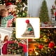 thumbnail image 5 of Christmas Decoration Wool Knitting Mini Wool Cap Christmas Hat Christmas Tree Decoration Small Pendant, 5 of 6
