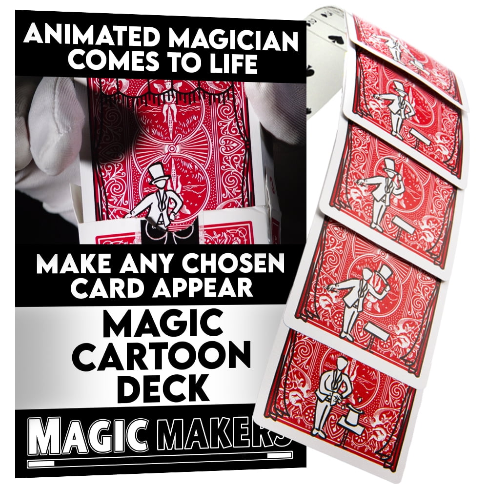 Magic Makers Magic Cartoon Deck Specialty Card Trick Deck
