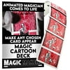 Magic Makers Magic Cartoon Deck - Specialty Card Trick Deck