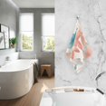 thumbnail image 2 of Yayeee 2 Pack Hand Towels for Bathroom 100% Cotton 16" x 28" Soft Absorbent Kitchen Towel, Watercolor Butterflies, 2 of 7