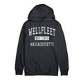 thumbnail image 1 of Wellfleet Massachusetts Classic Established Premium Cotton Hoodie, 1 of 1
