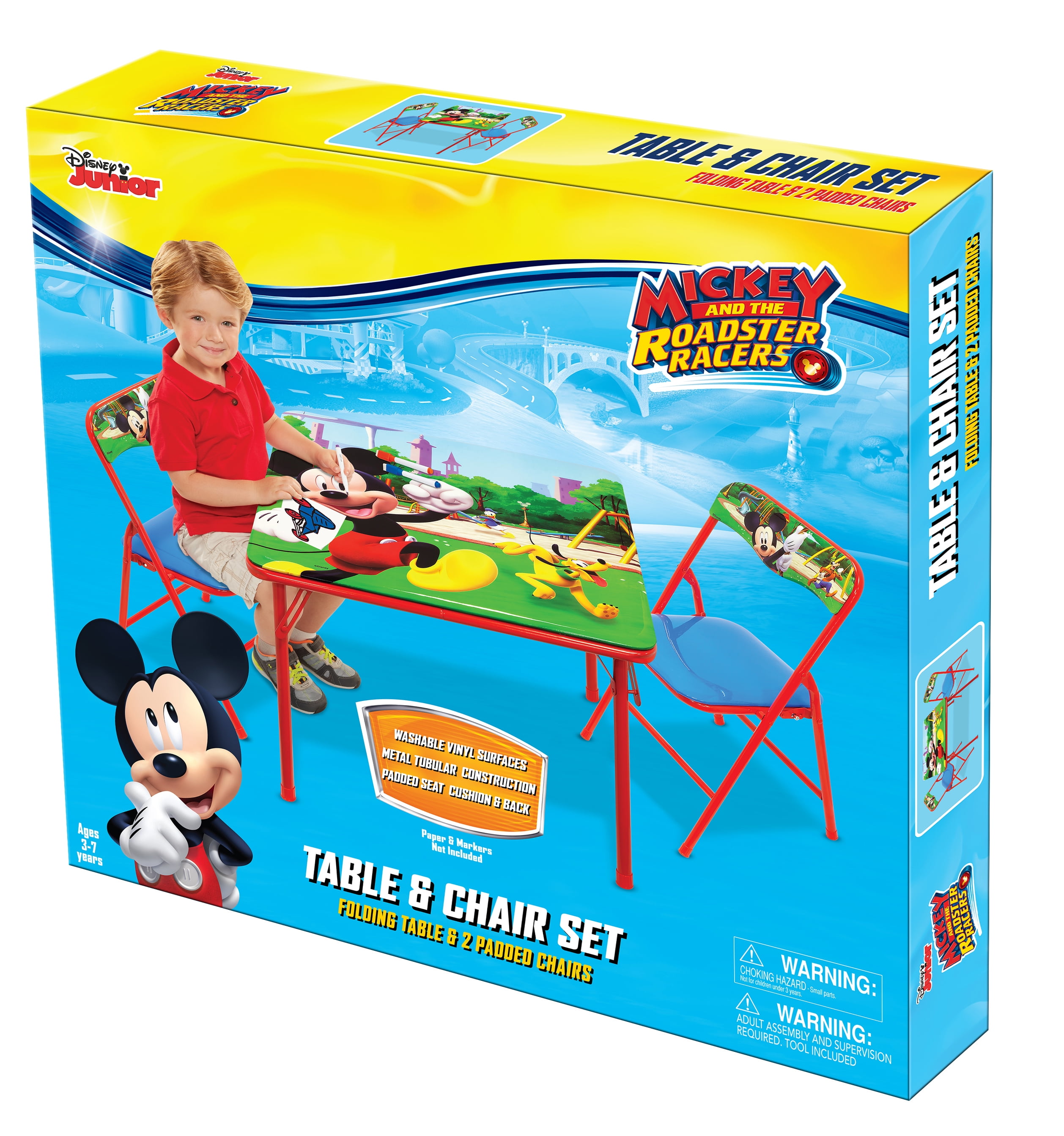 mickey mouse activity table and chair set