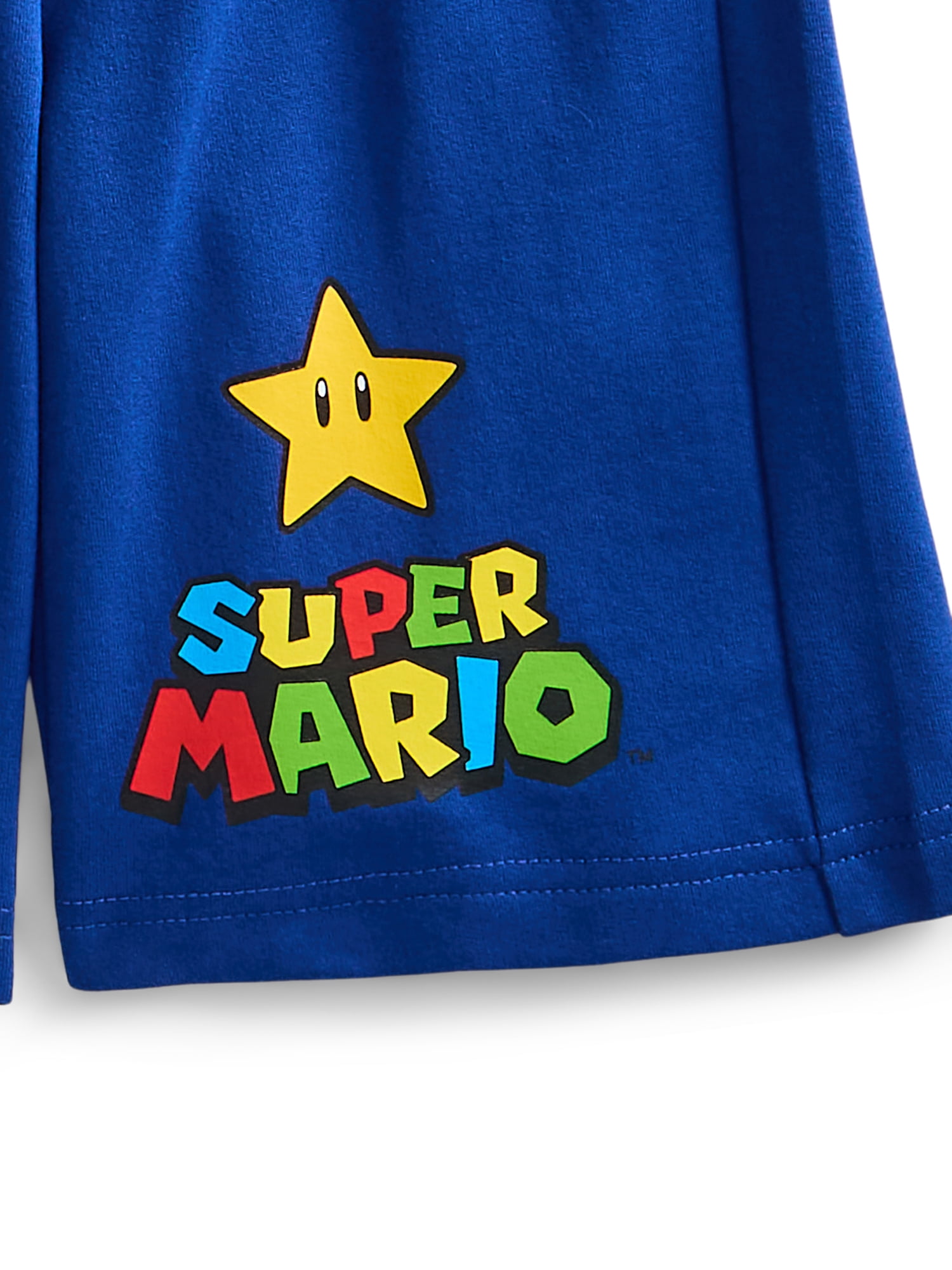 Super Mario Bros Boys Graphic Tee and Fleece Shorts Set, 2-Piece, Sizes 4-16