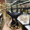 thumbnail image 6 of Yoone Resin Ornament Glass Ball Base Solid Model Desktop Decor Simulation Dragon Claw Handicraft Statue Home Decoration, 6 of 6
