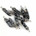 thumbnail image 7 of K-KED 30pcs Wholesale Snowflake Stone Pendants Hexagonal Pillar Pendulum Necklaces, 7 of 7
