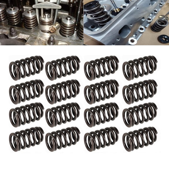 16PCS 600" Lift Rated for GM All LQ9 LS Engine Drop-In Beehive Valve Springs Kit