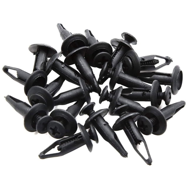 Sidaley 40 piezas de guardabarros de coche, Clips de retención de protección contra salpicaduras, remaches de sujeción de plástico para Vehículos, repuestos y accesorios Mis