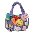 thumbnail image 1 of Bolso de hombro de lona para niñas bolsos cruzados informales de dibujos animados para mujeres regalos para niños, 1 of 9