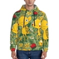 thumbnail image 2 of Lsque Pikmin Pattern Casual Men's Hoodie,Hooded Sweatshirt with Kangaroo Pocket,Pullover Hoodie-X-Large, 2 of 8