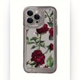 thumbnail image 3 of Rose-colored TPU Shockproof Lens Protective Phone Case Suitable For Iphone 15/14/13/12/11, 3 of 4