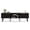 Dark Walnut#5, variant on TV Stands With Storage Mid Century Modern TV Stand for TVs Up to 75", Farmhouse Fluted TV Stand, Retro Wood TV Stand with Storage and Shelf, Entertainment Center with Pop-Up Doors for Living Room, B
