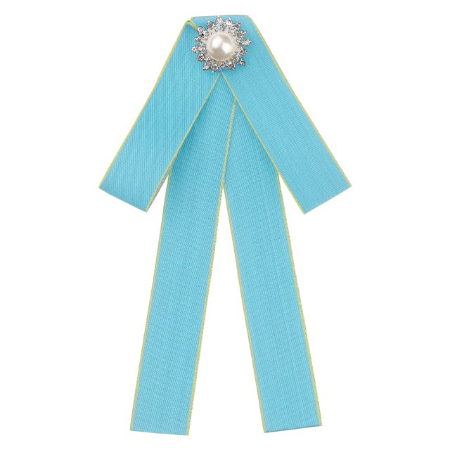 INSPIRE CHIC Broches de Mujer con Lazo, Broche de Cinta Pre-atada, Corbata Lazo Color Azul Claro