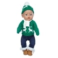 thumbnail image 4 of Doll Christmas Costume Christmas Decorations Doll Costume Doll DIY Clothing Xmas Doll Clothes Christmas Doll Outfit, 4 of 7