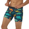 thumbnail image 2 of Sigee Colorful Dinosaur for Men's Boxer Briefs,Moisture Wicking and Breathable XX-Large, 2 of 9