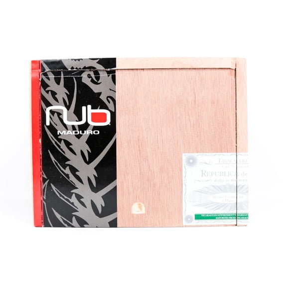Nub Maduro 460 Empty Wood Cigar Box 6.25" x 5" x 4"