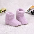 thumbnail image 4 of Yucurem USB Electric Heated Shoes Non-slip Plush Foot Warmer for Home Office (Pink), 4 of 8