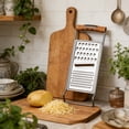 thumbnail image 7 of KOYPTL Stainless Steel Multifunctional Grater,Heavy Duty Kitchen Tool for Cheese, Ginger Garlic Spices Butter Potato Vegetables Fruits,Handheld Flat/Coarse/Fine Grater Dishwasher Safe, 7 of 7