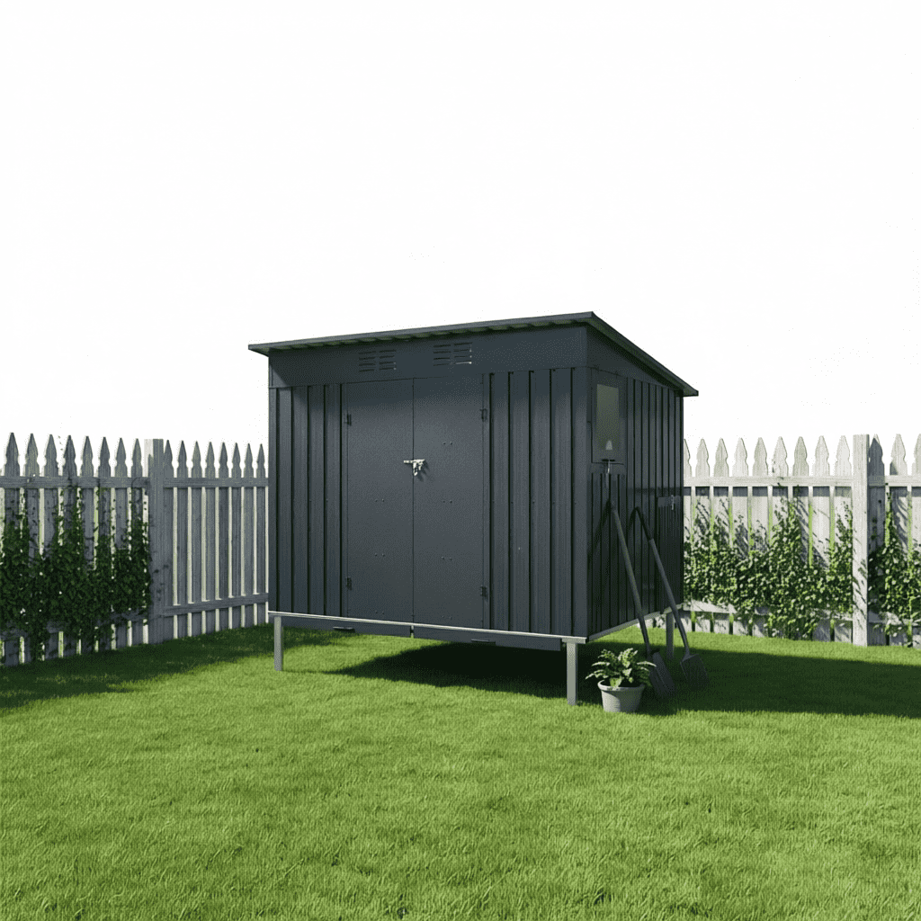 Outdoor Galvanized Metal Chicken Coop with Pull-Out Waste Trays and Adjustable Vent Window, Weatherproof Poultry Cage for Backyard, Charcoal Grey