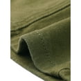 thumbnail image 5 of INSPIRE CHIC Women's Denim Dress 3/4 Sleeve Button Down Mini Jean Shirt Dress XS Army Green, 5 of 6